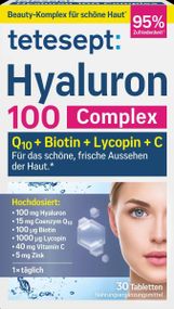 Комплекс Tetesept Гіалурон 100 мг. + Q10 + Біотин для зволоження, краси та здоров' я шкіри, Німеччина