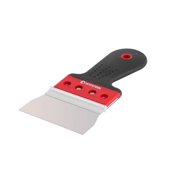 Шпатель з нержавійної сталі 100 мм, проф INTERTOOL KT-2670 | Зображення 2