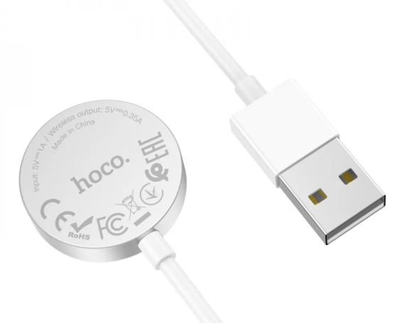 Зарядное устройство, беспроводная док-станция Hoco CW39 USB для часов Apple Watch 8/7/6/5/4/3/SE | Зображення 3