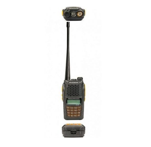 Рація професійна дводіапазонна Baofeng UV-6R портативна з вбудованим FM радіоприймачем чорна | Зображення 2