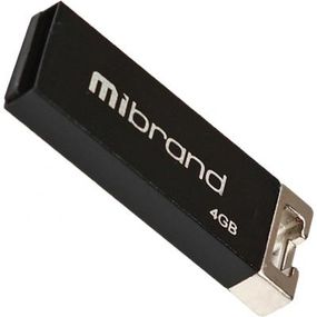 USB флеш накопичувач Mibrand 4GB Сhameleon Black USB 2.0 (MI2.0/CH4U6B) (MI2.0/CH4U6B)