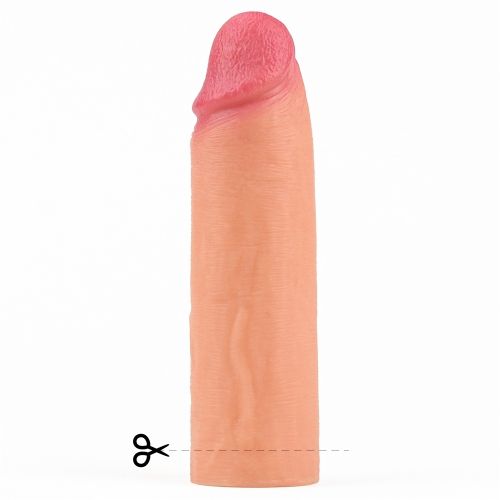 Насадка на член - Revolutionary Silicone Nature Extender Add 1.5" Flesh | Зображення 1
