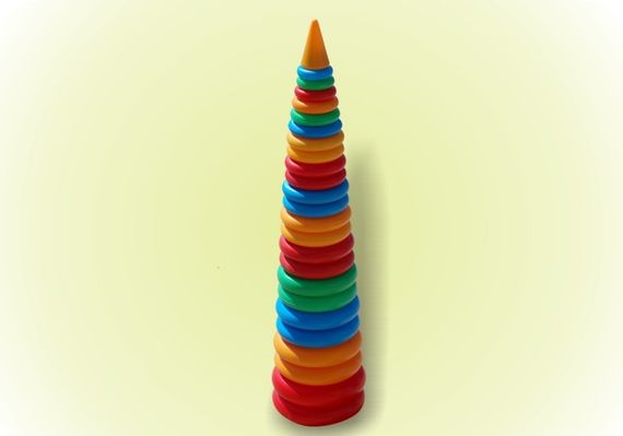 Пирамидка №5 90см 019/2 BAMSIC (4820123760454) | Зображення 1