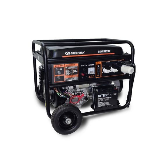 Генератор бензиновый GREENMAX MB9000EB 7.5 кВт Бензогенератор Однофазный бензиновый генератор Генератор 7 кВт