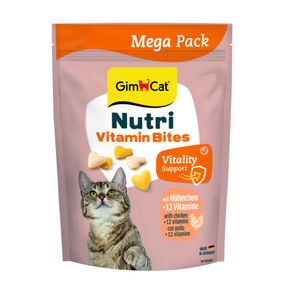 Вітаміни GimCat NUTRI VITAMIN BITES CHICKEN для котів мультивітамін з куркою 425г