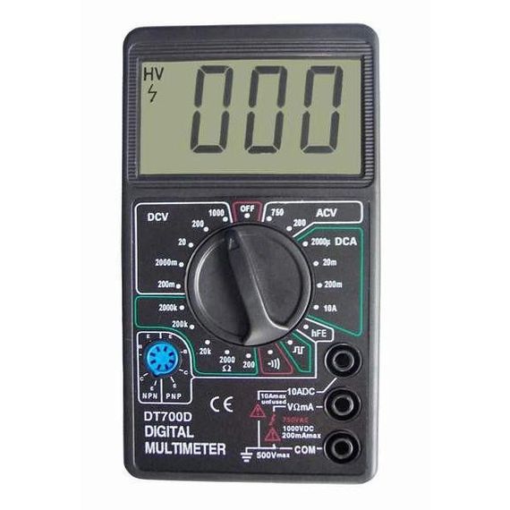 Тестер для электрика Digital Tech DT700D, Мультиметр тестер вольтметр, YQ-862 Тестеры электроизмерительные | Зображення 4