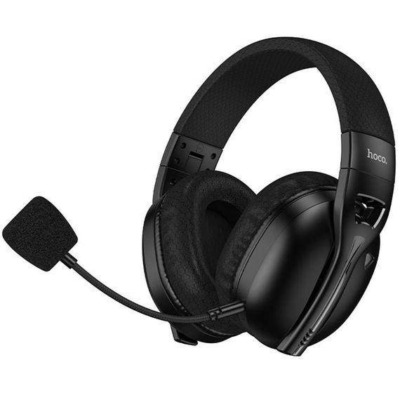 Накладні бездротові навушники Hoco W114 Magic +3.5mm+2.4G Black | Зображення 5