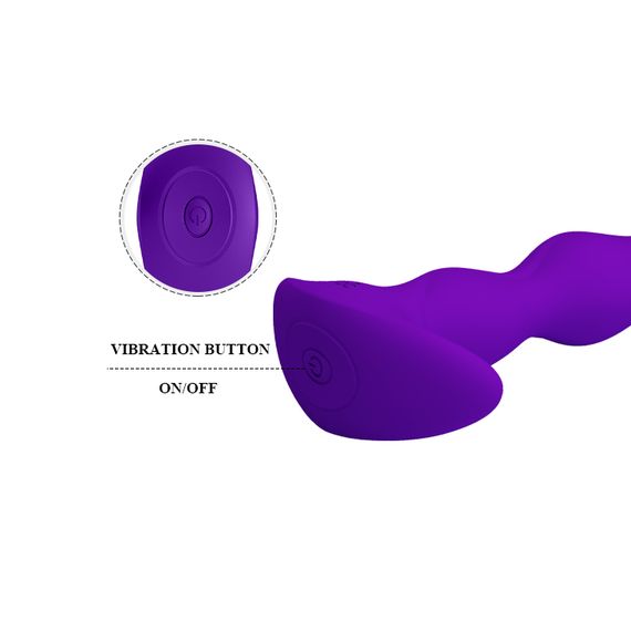 Анальна пробка - Pretty Love Yale Anal Plug Purple | Зображення 3