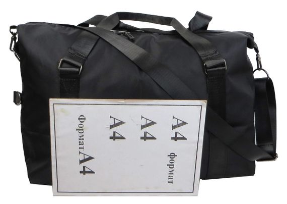 Дорожно-спортивная сумка 30L Fashion Sport черная | Зображення 9