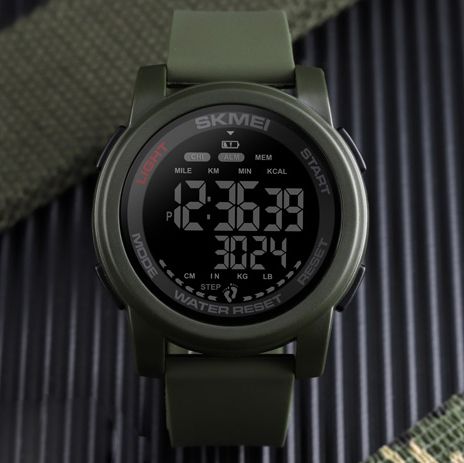 Чоловічий годинник Skmei 1469AGBK Military-Black | Зображення 2
