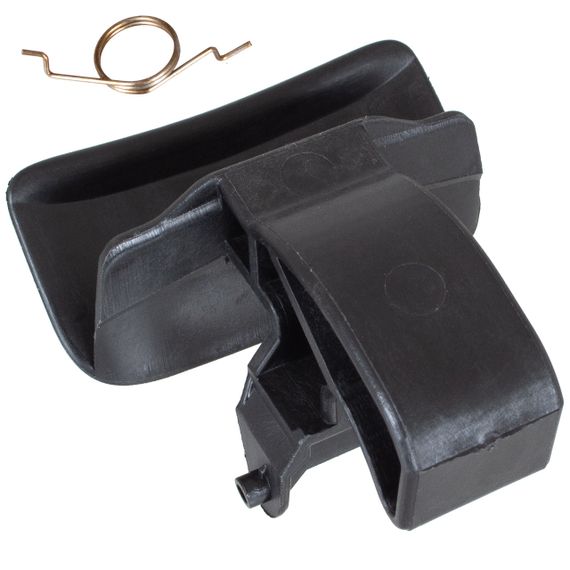 Renault Megane II (02-09) ручка бардачка чорна 8200502518, Рено Меган 2 | Зображення 1