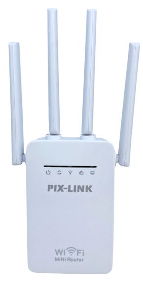 Репітер WiFi підсилювач розширювач сигналу вай фай ретранслятор точка доступу до інтернету Pix-Link LW-WR09