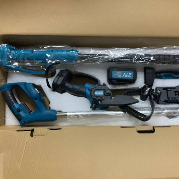 Набор аккумуляторных инструментов для сада 4в1 | Зображення 6