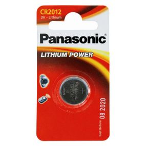 Батарейка Panasonic литиевая CR2012 блистер, 1 шт. (CR-2012EL/1B)