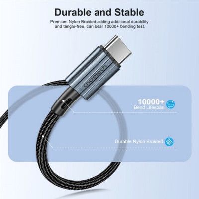 Дата кабель USB-C to USB-C 1.8m USB 2.0 60W Choetech (XCC-1014-BK) | Зображення 1