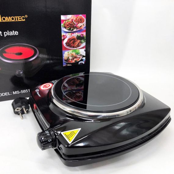 Бытовая электро-плитка DOMOTEC MS-5851 900 Вт, Электрическа настольная плита, Настольная мощная плита ZA-62 | Зображення 7