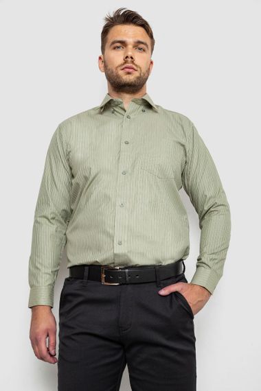 Рубашка мужская, цвет оливковый, 244R881