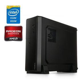 ПК Vinga CS313B SFF / Intel Xeon E5-2670 (8 (16) ядер 2.6 - 3.3 GHz) / 16 GB DDR3 / 240 GB SSD / AMD Radeon Pro WX 2100, 2 GB GDDR5, 64-bit / Win 10 Pro б/в