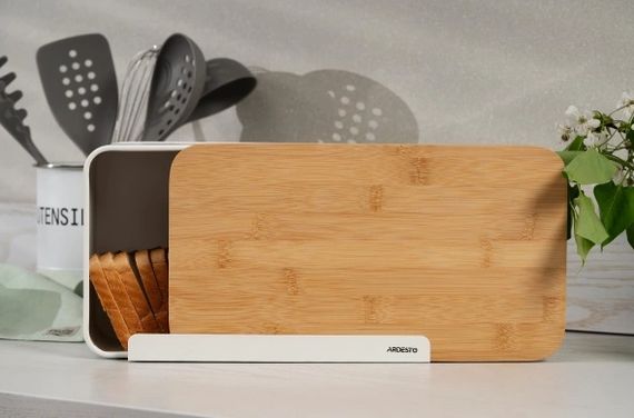 Хлебница Ardesto Midori AR-0914-WB 33х13х18 см белая | Зображення 7