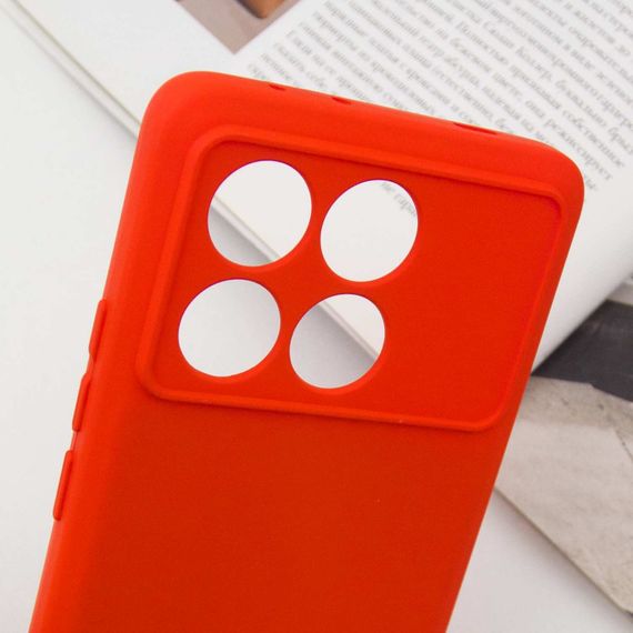 Чохол Silicone Cover Lakshmi Full Camera (A) для Xiaomi Poco X6 Pro Червоний / Red | Зображення 4