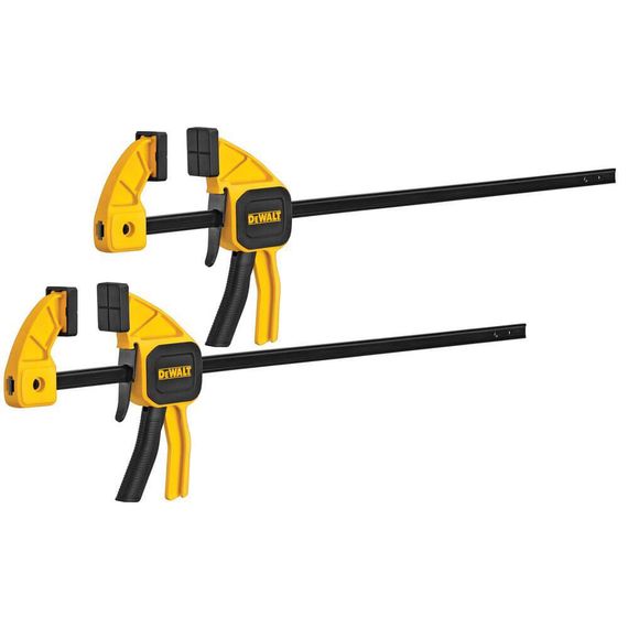 Струбцины М триггерные с максимальным усилием сжатия 63 кг, 2 шт DeWALT DWHT0-83158 | Зображення 1