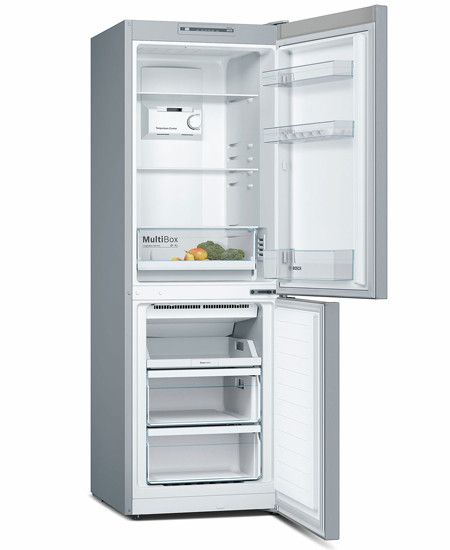 Холодильник з нижньою морозильною камерою BOSCH KGN33NL206, нержавіюча сталь (KGN33NL206) | Зображення 1