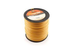 Леска мотокосы   Ø4,0mm, 200 метров   (квадратная, желтая)