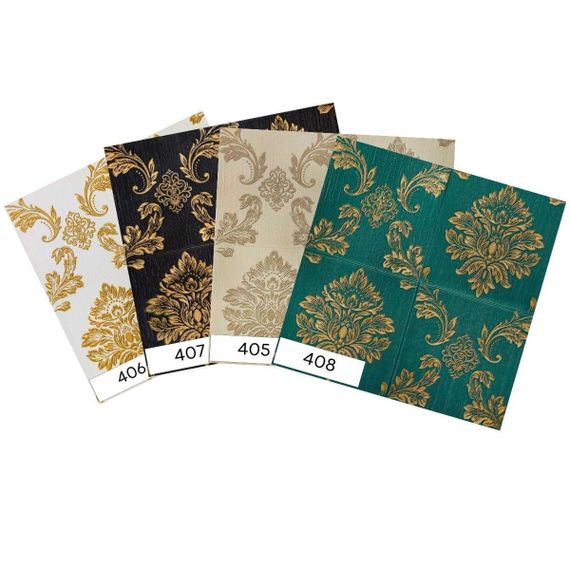 Самоклеюча декоративна 3D панель вінтаж бежевий 700x700x5мм (405) SW-00000757 | Зображення 2