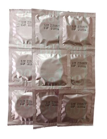 Ультратонкі текстуровані презервативи з гіалуроновою кислотою і пролонгуючим ефектом OLO - ZEROLONE LONG WAR, 10 шт. sexstyle | Зображення 1