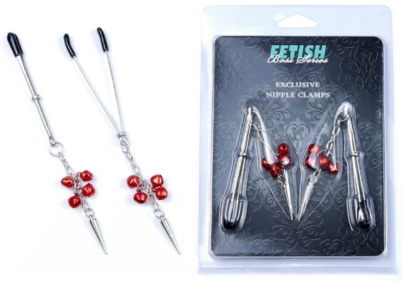Затискачі для сосків Fetish Boss Series - №4 Exclusive Nipple Clamps, BS6100012 sexstyle