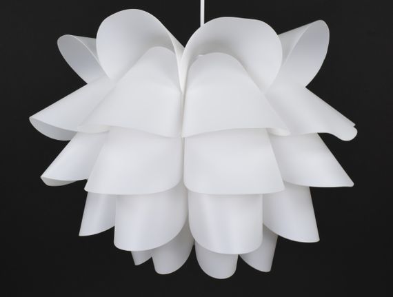 Люстра підвісна на 1 лампочку 27931 Білий 40-170х48х48 см. | Зображення 3