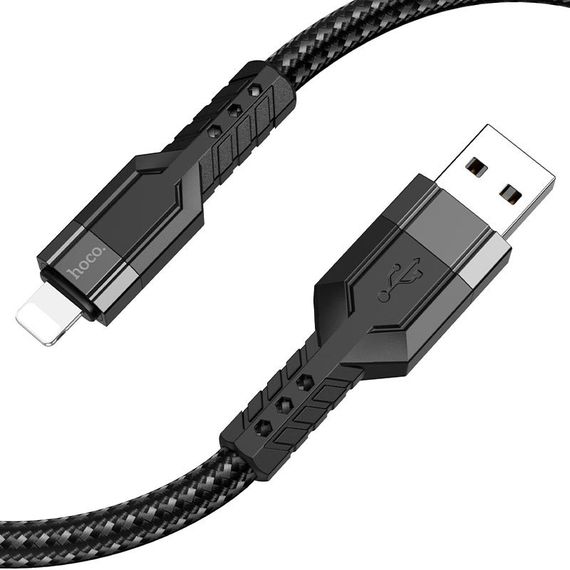 Дата кабель Hoco U110 charging data sync USB to Lightning (1.2 m) | Зображення 1