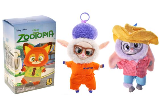 Іграшка-сюрприз м'яка Брелок Зоотрополіс Zootopia у коробці 20см
