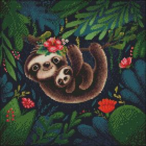 УЦЕНКА!!! Алмазная мозаика "Тропики" ©Elena Schweitzer AMO7325-UC 40х40 см