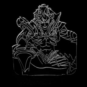 Акриловий світильник-нічник Даріус білий tty-n001168