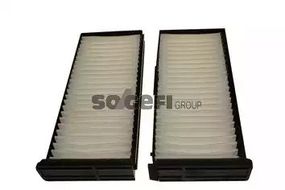 Фільтр салону Lancer IV 1.3-1.8 95-03/Pajero 2.5-3.0 2000- (2 шт.), PURFLUX (AH3552)