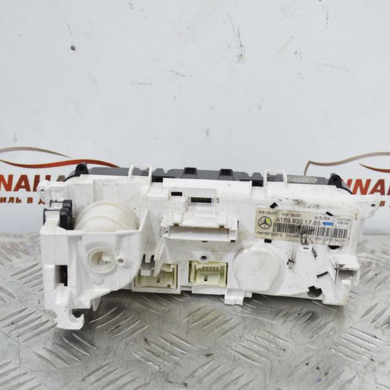 Блок управління клімат контролем Mercedes A-Class W169 перемикач кондиціонера Мерседес А-Клас A1698301785 | Зображення 1