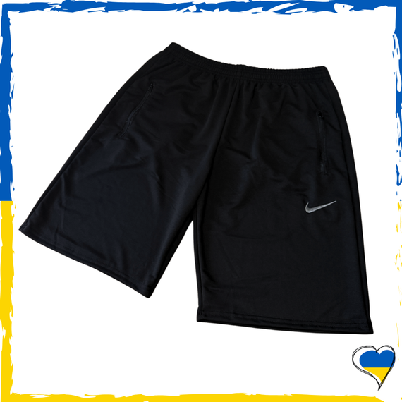 Шорти Nike найк чорні чоловічі трикотажні XL-5XL | Зображення 2