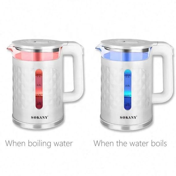 Електричний чайник з швидким кип'ятінням XPRO Sokany SK-1028 (45152-SK-1028_501) | Зображення 5