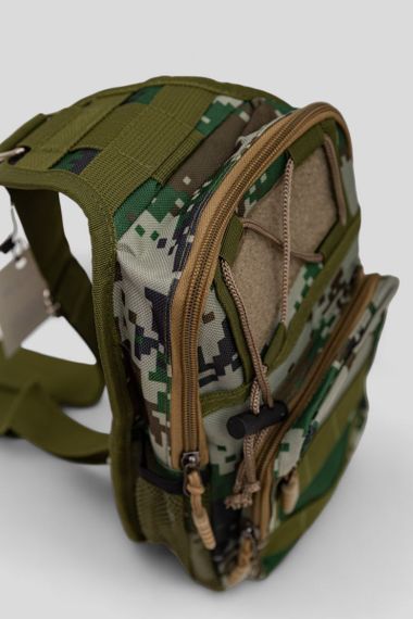 Сумка слінг чоловіча, колір хакі, 244RA-926 | Зображення 3