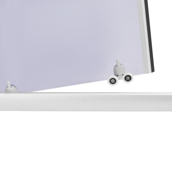 Душова кабіна Lidz Latwa SC80x80.SAT.LOW.GR, скло тон. 4 мм + Lidz Душовий піддон KAPIELKA ST80x80x15 | Зображення 6