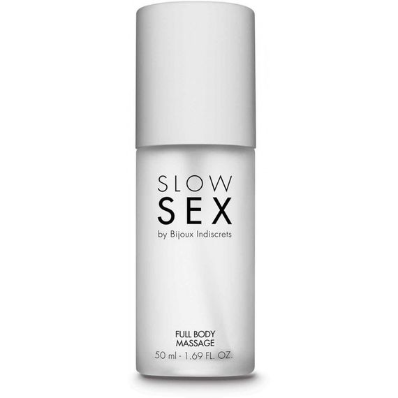 Гель для масажу всього тіла FULL BODY MASSAGE Slow Sex by Bijoux Indiscrets на силіконовій основі Sex Aura | Зображення 1