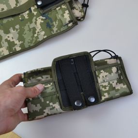 Підсумок для скидання магазинів з кордурі пікселів (MOLLE, на тактичний пояс, WK-832 розвантаження, РПС)