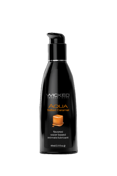 Їстівний лубрикант Wicked Aqua Salted Caramel зі смаком солоної карамелі, 60 мл Sex Aura