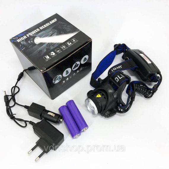 Ліхтар акумуляторний для риболовлі PLD-T115-PM30-TG, Головний ліхтар для активного відпочинку QA-49 | Зображення 4