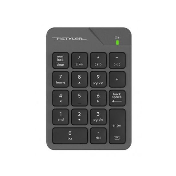 Клавіатура A4Tech FBK21C Wireless/Bluetooth Smoky Grey (4711421995108)