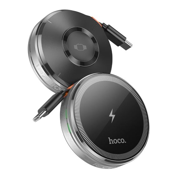 Беспроводное Зарядное Устройство Hoco CQ18 2-in-1 15W Magnetic (iWatch) | Зображення 4