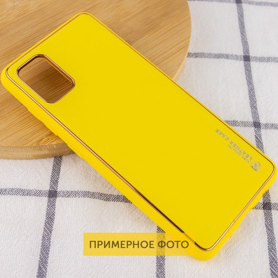Шкіряний чохол Xshield для Samsung Galaxy S23 Червоний/Red Жовтий / Yellow | Зображення 1