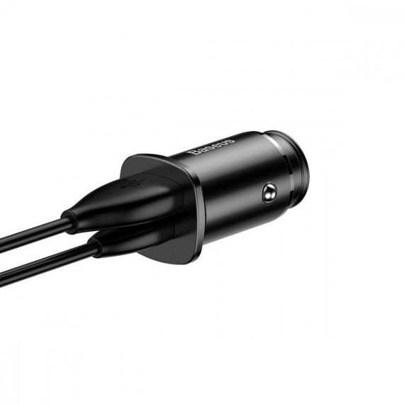 АЗП Baseus Square Metal PD 3.0 QC 4.0+ 30W USB + Type-C | Зображення 3