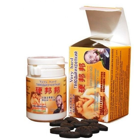 Таблетки для потенції твердий і міцний (ціна за упаковку, 10 таблеток) | Зображення 1